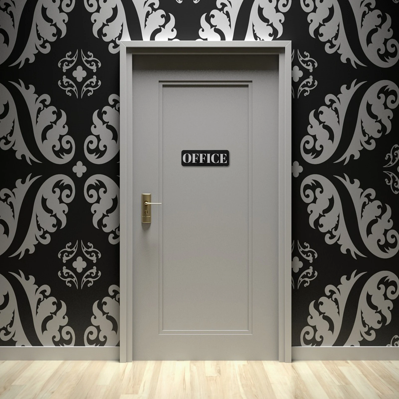 

Acrylic Office Door Sign Self Adhesive No Soliciting Wall Door Desk Signs Never Fading Printing Decoration Plates Busy Status