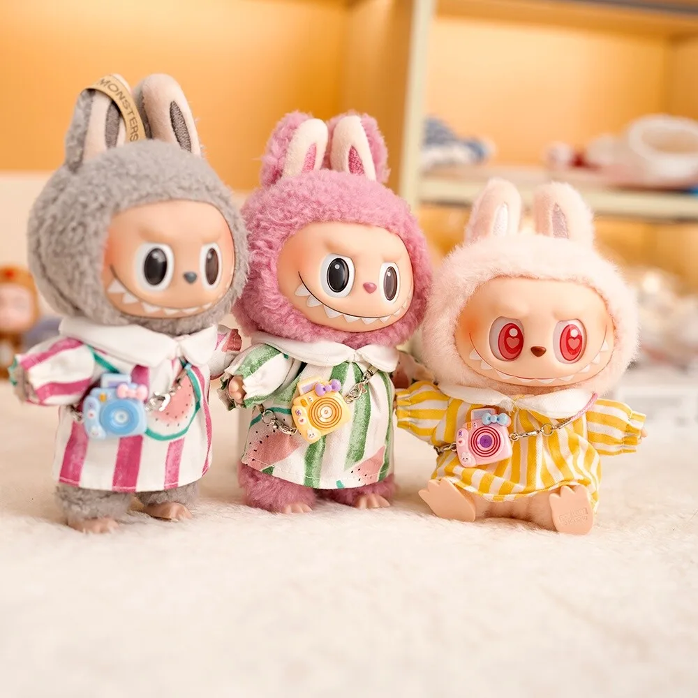 

Новинка 2025, мини-плюшевая кукла, одежда, аксессуары для одежды для кукол Labubu V1 V2, аксессуары, подарок «сделай сам»