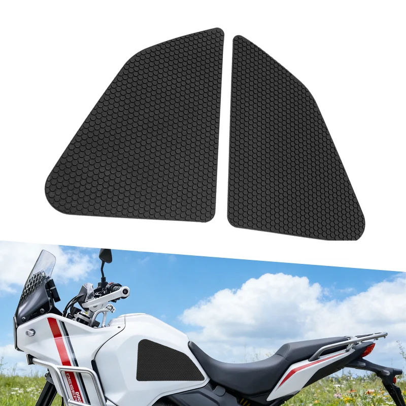 

Anti-slip Tank Pads Fuel Gas Knee Grip Traction Pads Protection Sticker Side Decal For Ducati DesertX Desert-X 2022 2023 2024