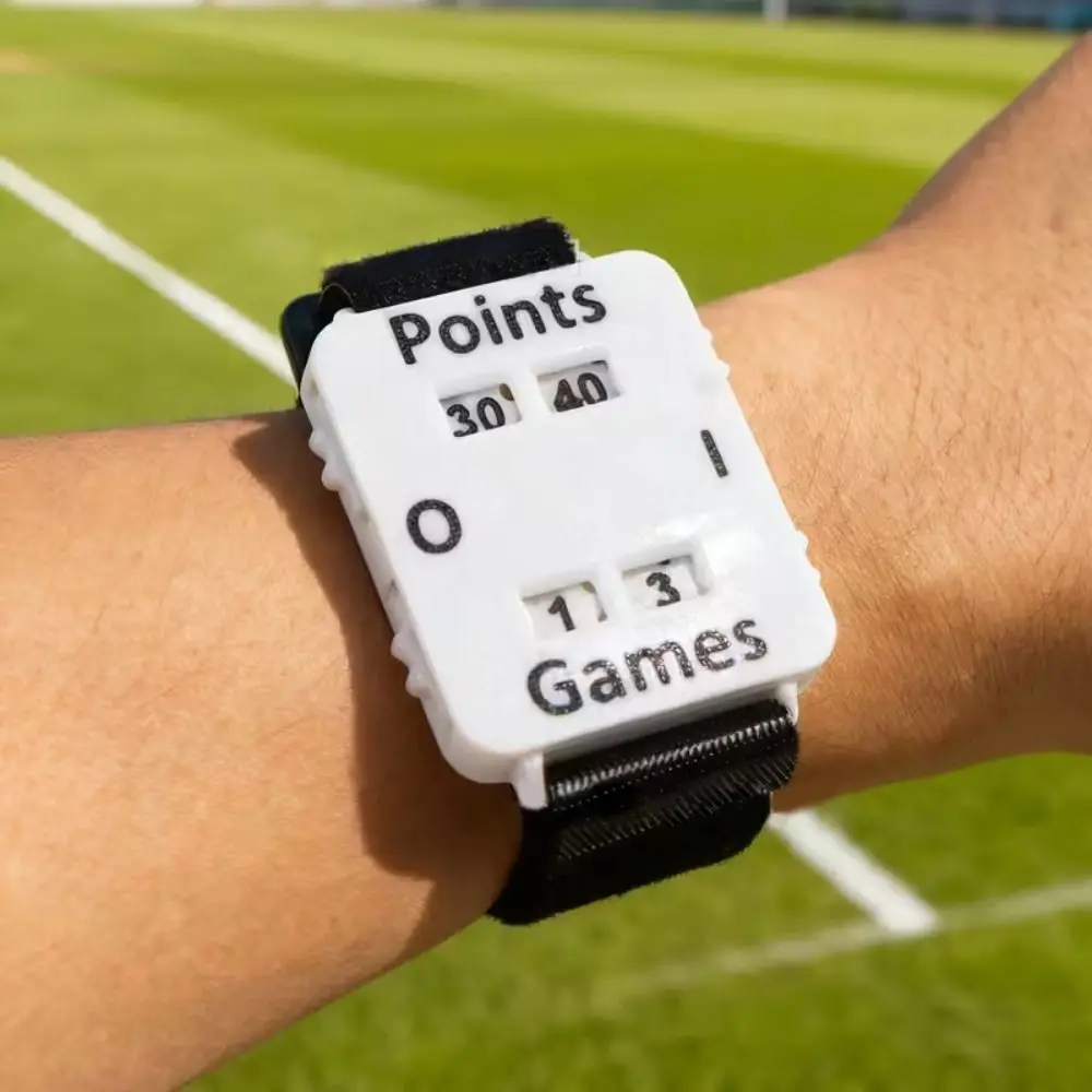 

Adjustable Wrist Score Counter with Clear Display Lightweight Design Wristband Counter for Easy Scoring Wrist Counter