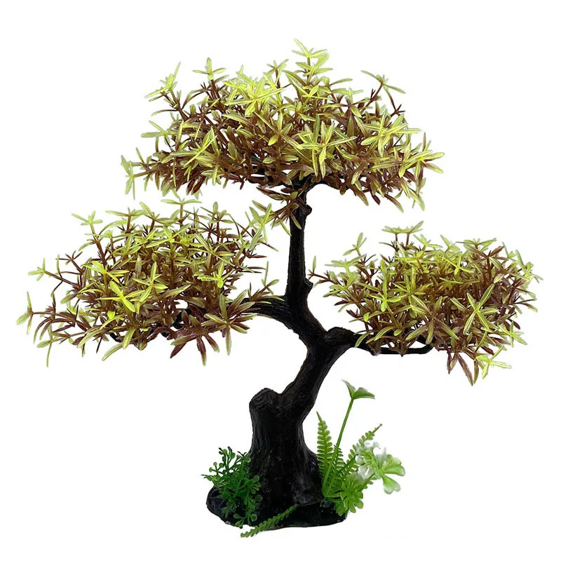 

10pcs Small Tree Decoration, Fish tank Simulation Tree, Aquarium Horticulture Bonsai Tree Wholesale