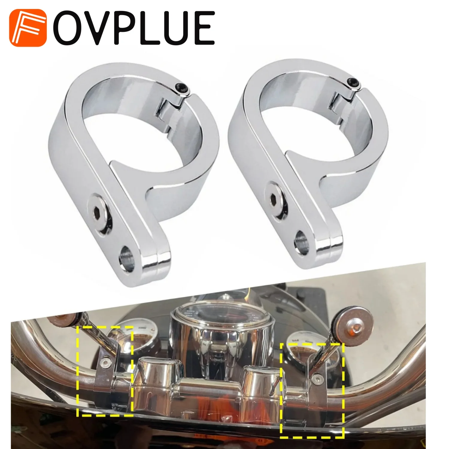 

1,25 "крепления на руль мотоцикла, зажим, часы, датчик температуры, крепления для Harley Touring Dyna Sportster Honda Yamaha Kawasaki