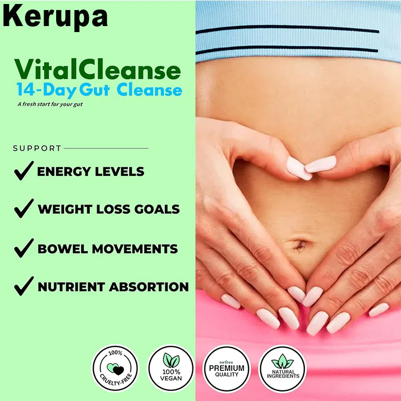 Kerupa Intestinal Support Product Maintains Digestive Health & Regularity Reduces toxins