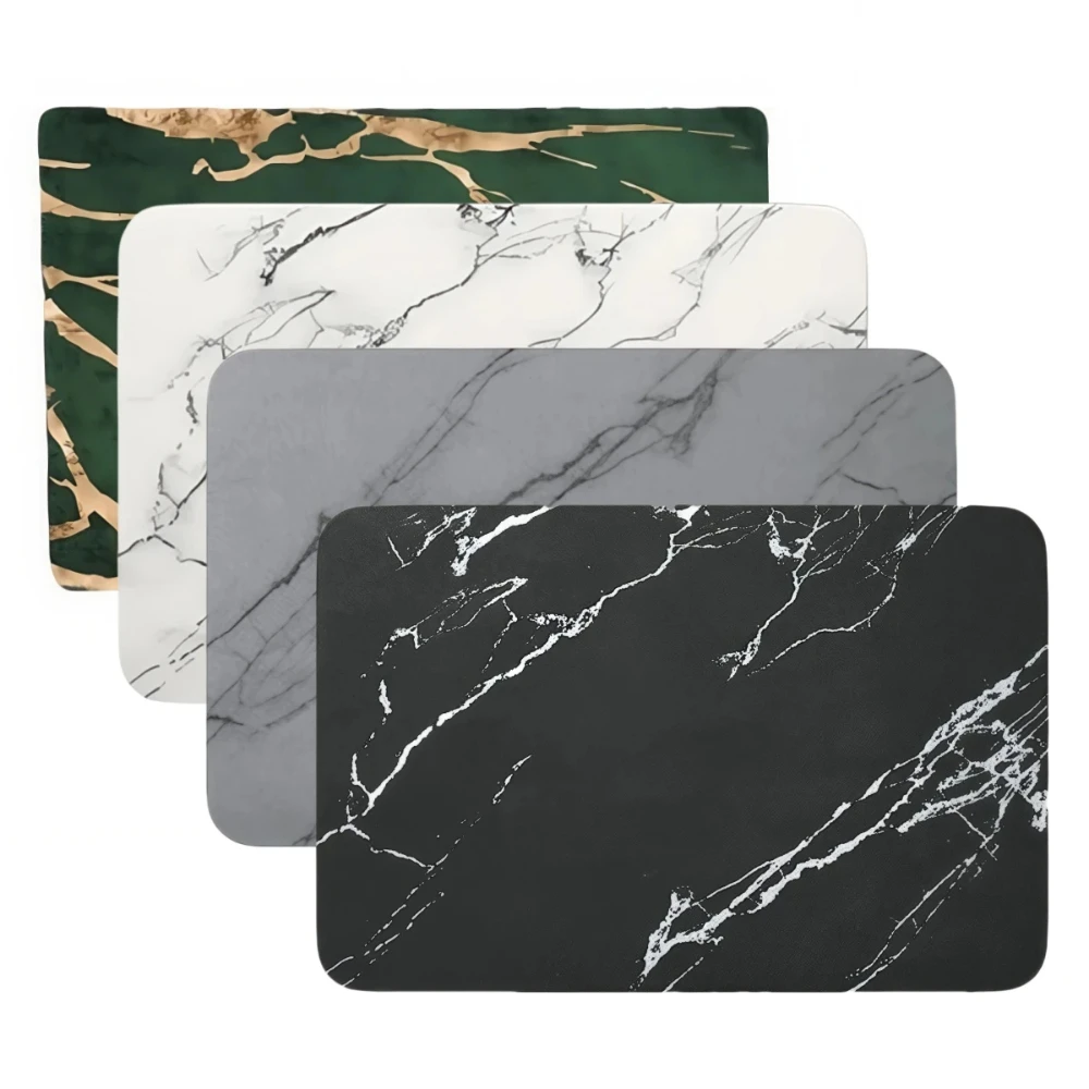 Bathroom Rugs Bath Diatomite Stone Floor Mat Non Slip Quick Dry Pad Shower Toilet Rug Doormat Washable Home Decor