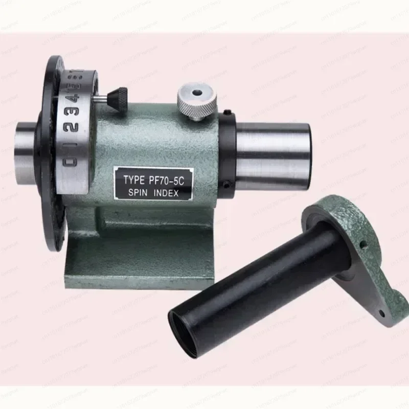 PF70-5C simple indexing head fast aliquot drilling and milling machine can be connected to chuck