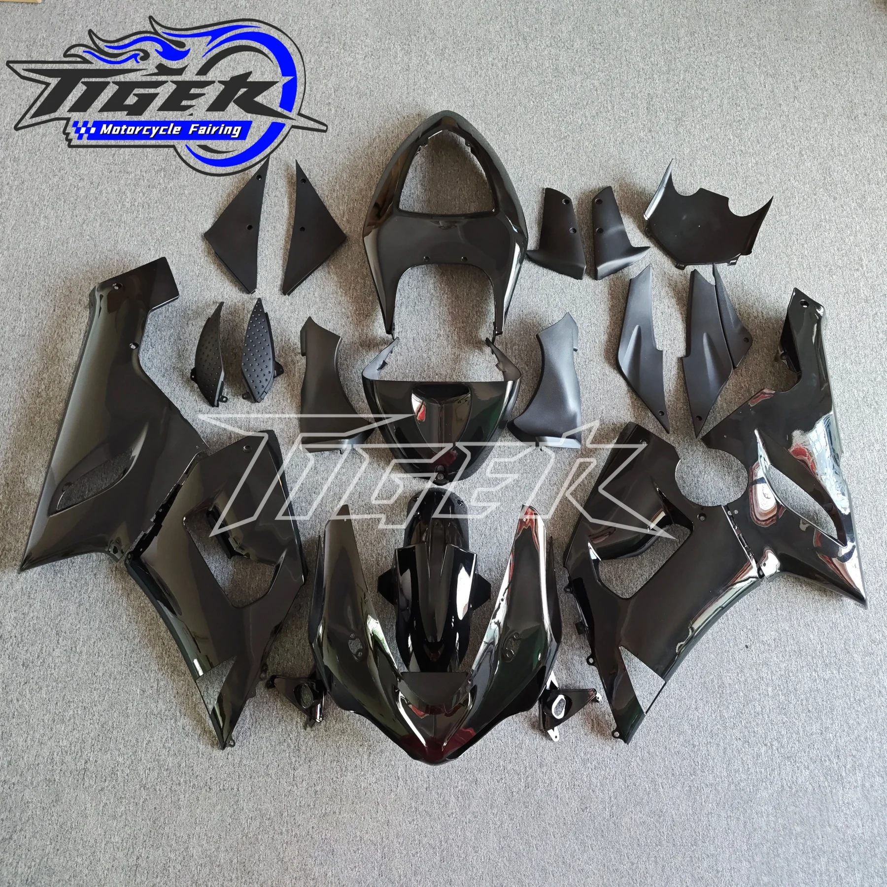 Multiple Choice Motorcycle Fairing Kits For Kawasaki Ninja ZX-6R 05 06 ZX 6R ZX6R 636 2005 2006 Glossy Black Bodywork Set