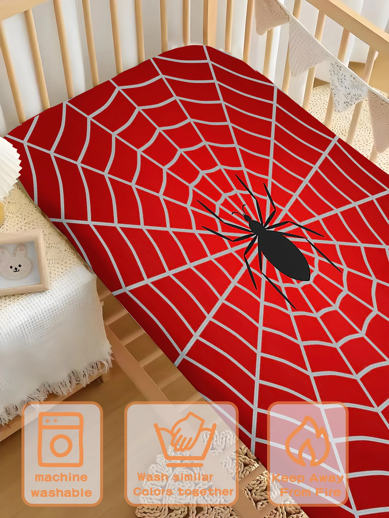 مجموعة مفروشات سبايدر مان كومفورت 100% من البوليستر المجهزة لتزيين غرفة النوم والمنزل مناسبة للأطفال والكبار #4