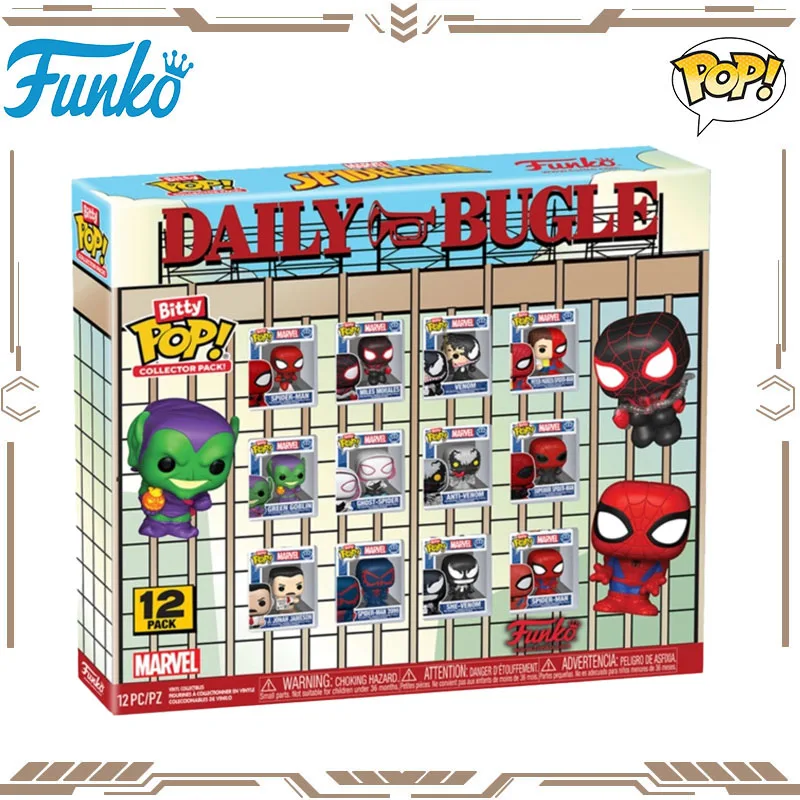 

Funko POP Bitty, оригинальная мини-фигурка «Человек-паук», игрушки для мальчиков и девочек, подарок, Коллекционная модель, украшения