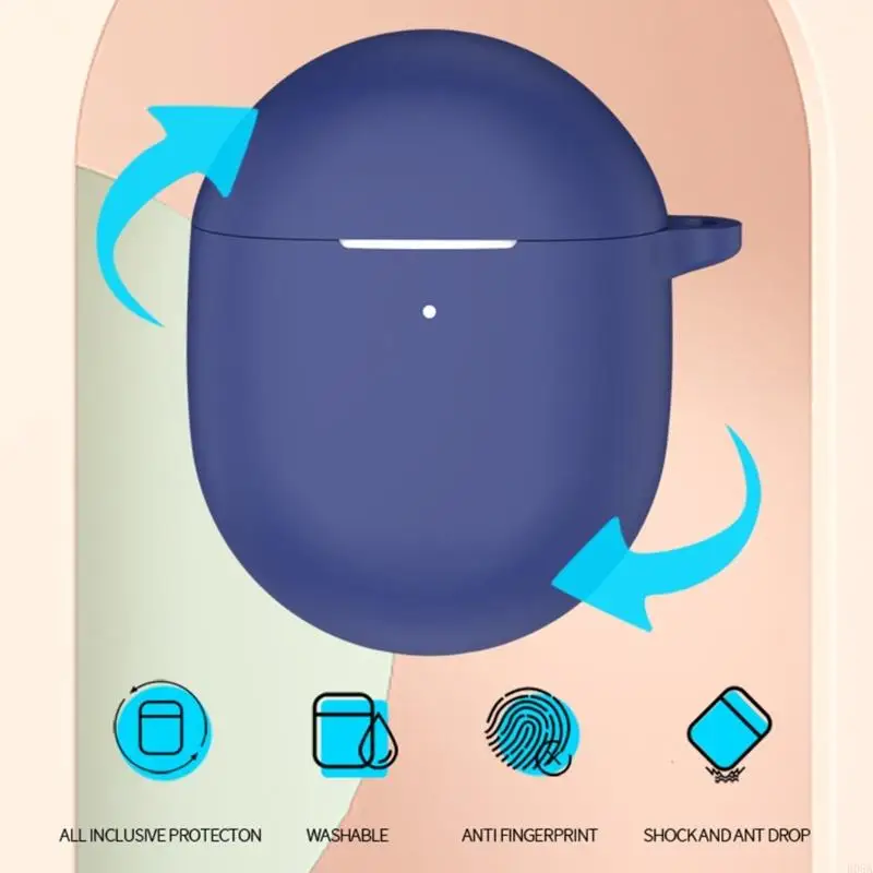 Гибкий силиконовый защитный корпус для почек 2 беспроводной наушник -шок -надежный удар ежедневного использования