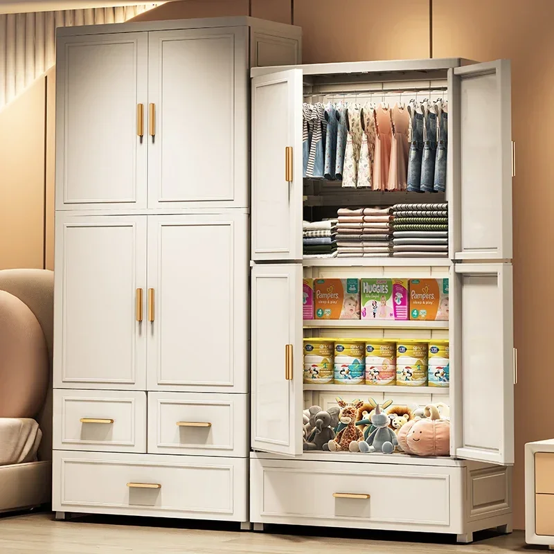 Drawers Wardrobe Clothes Organizer Cabinet Storage Baby Kitchen Cabinets Cupboard Plastic Armario