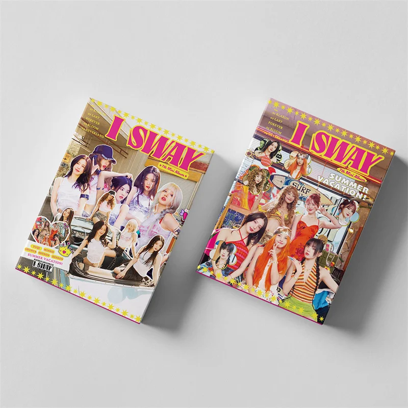 55pcs/ Set KPOP GIDLE Album I SWAY LOMO Card 2 Edition Photo Card SONG YUQI MINNIE SHUHUA (G) I-DLE Collection Card Postcard