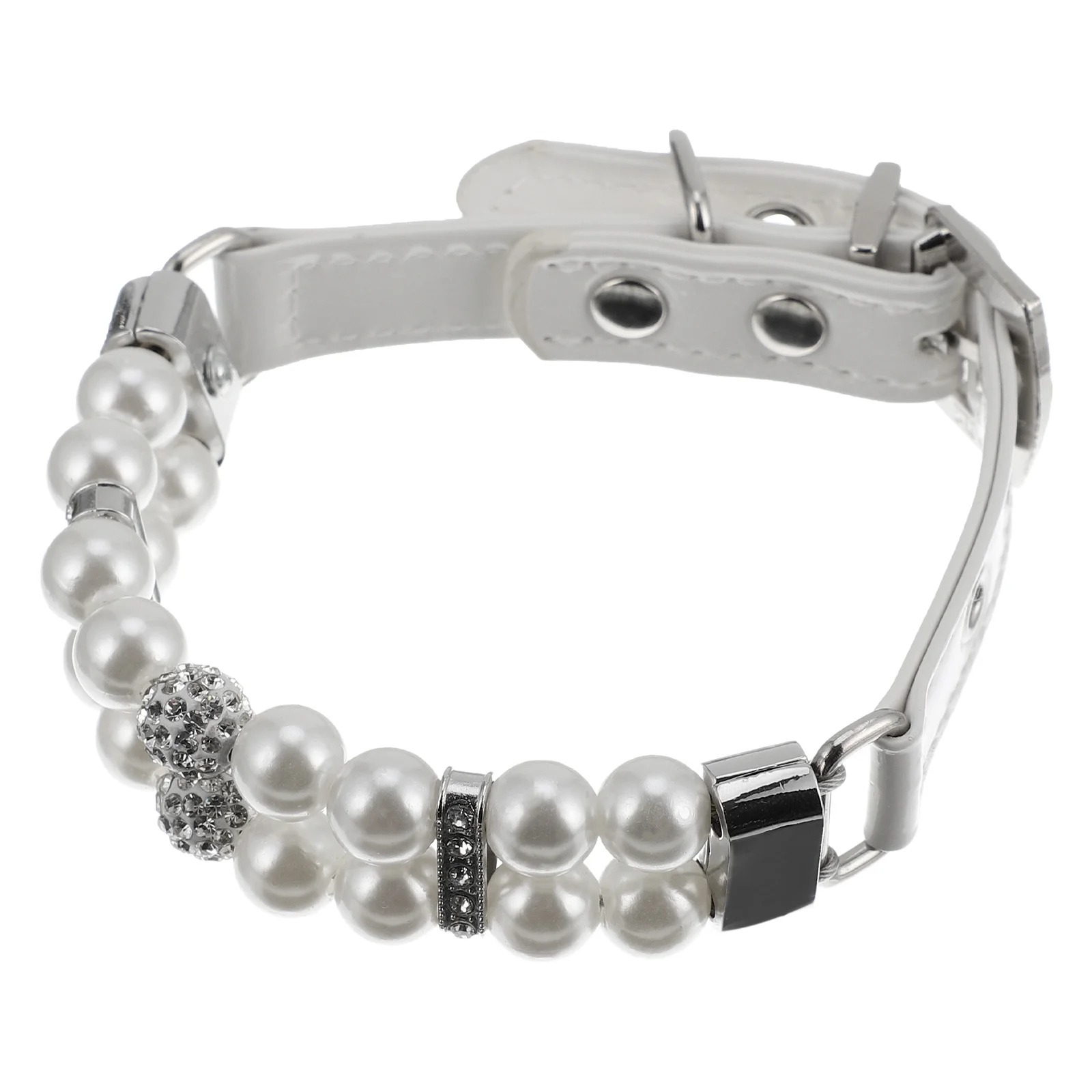 

Dog Collar Small Breed Xs Beaded Necklace For Female Pearl Dog Collars For Small Dogs Puppy Wedding Birthday Gift Pet