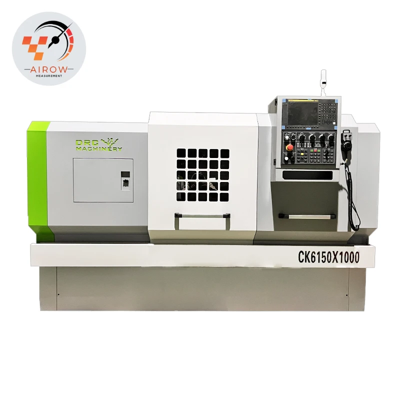 Airow CK6150 Economic Flat Bed CNC Lathe Machine Single Spindle Medium Duty Motor for Axis Disc Parts Processing