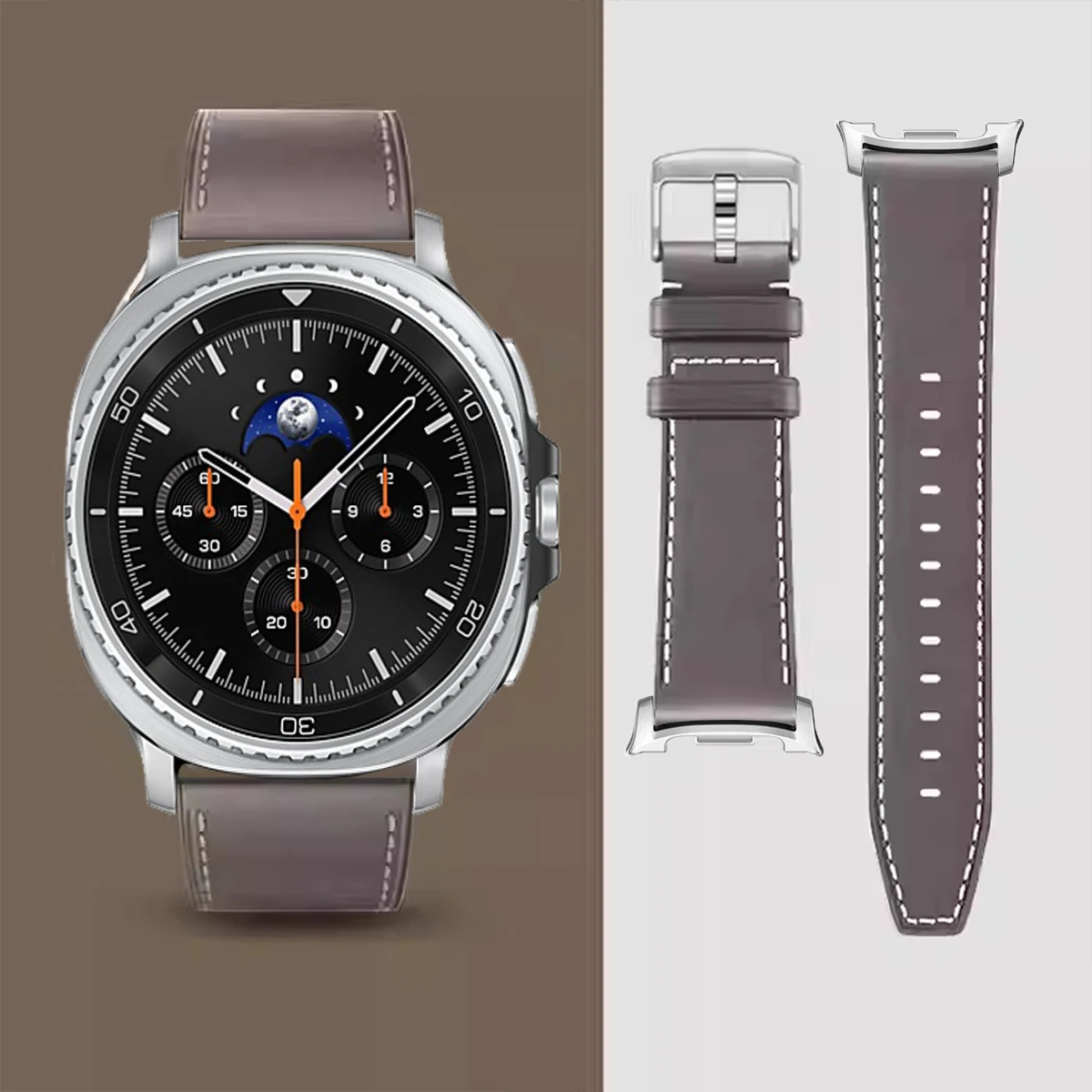 Cinturino in pelle per Samsung Galaxy Watch 8 40/44mm Band galaxy Watch 8 Classic 46mm Bracciale casual per accessori per orologi Samsung