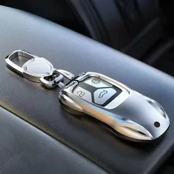 Fashion Zinc Alloy Car Key Cover Sport Car Shape Auto Key Shell Protector for Audi A6 A4 A3 Q2 Q3 Q5 Q7 A7 A8 Car Accessories