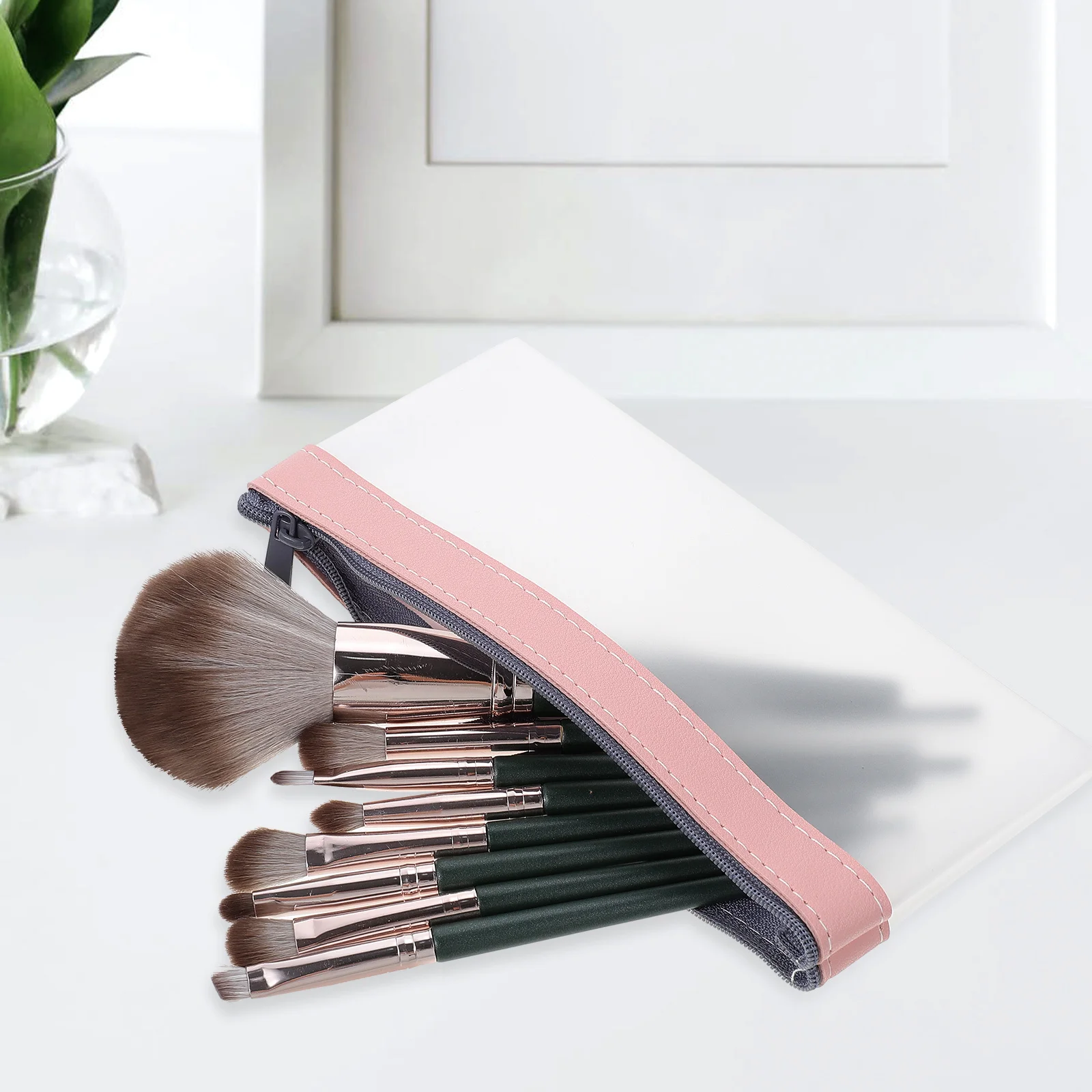 

4Pcs Portable Pencil Pouch High Grade Material Clear Pencil Case Large Capacity Waterproof Lightweight Students Supply