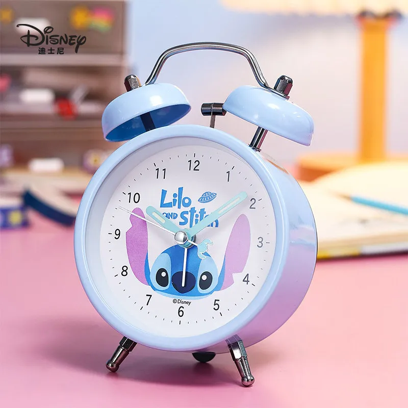 Disney For Children Alarm Clock Duck Donald Stitch Pooh The Winnie Lotso Cartoon Student Boy Girl Kid Cute Quartz Strike Beep