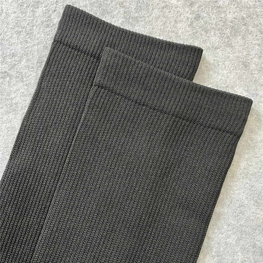2 Pairs/Pc Unisex Knee-Length Breathable Nylon Compression Socks, Professional Running Fitness Compression Socks