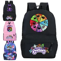 Smiling Critter Backpacks Catnap Dogday Kids School Bag Boys Girls Back to School Student Book Bag Laptop Mochila Teens Knapsack