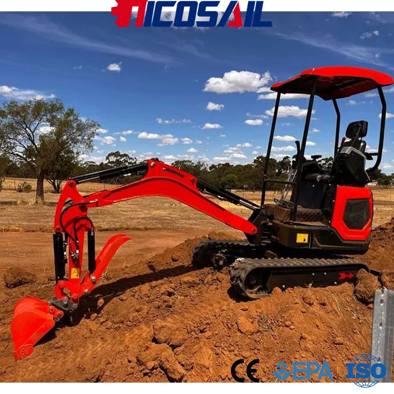 

CE Approved 1.8t Mini Excavator Euro 5 Emission Compact Small Hydraulic Excavator Mini Digger for Agricultural Construction Site
