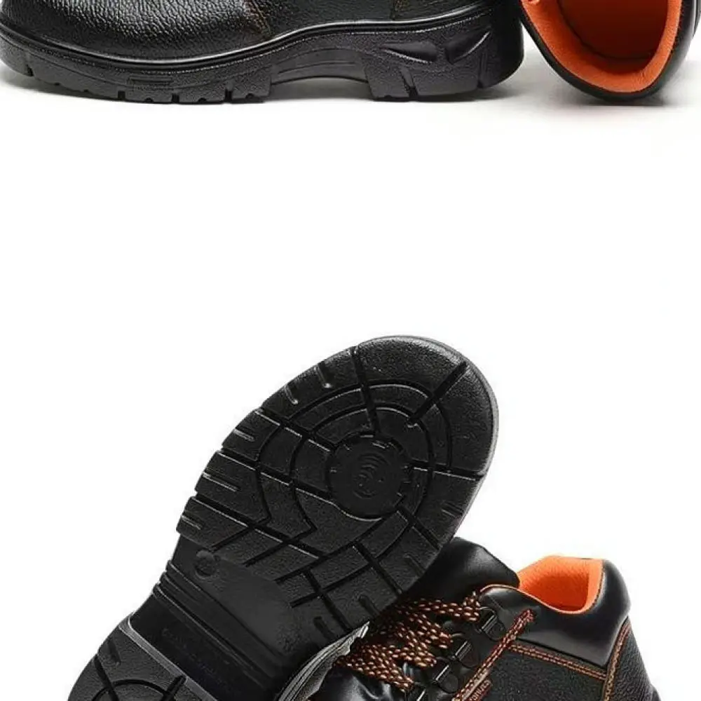 Construction Work Boots Steel Toe Cap Anti Puncture Breathable Safety Sneakers Lightweight Industrial Protective Shoes