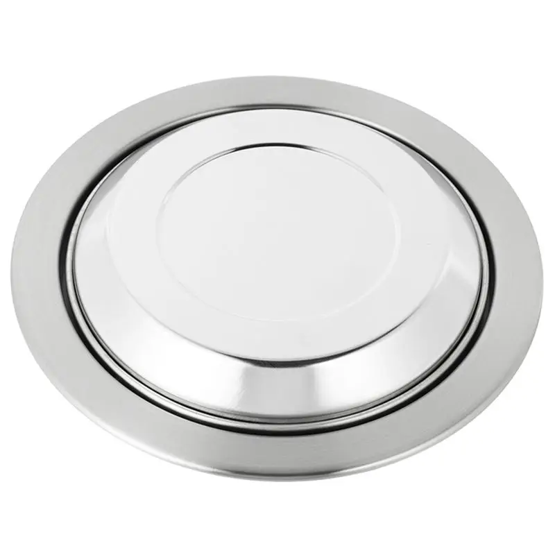 AC23-2X Kitchen Flap Lid Stainless Steel Flush Recessed Built-In Balance Flap Cover Trash Bin Garbage Can Trash Lid