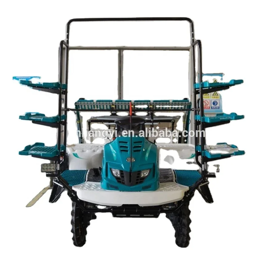 Rice Transplanting Ride-on Planter Transplanter Rice Transplanter Four Wheel Drive 2024 Hot Sale