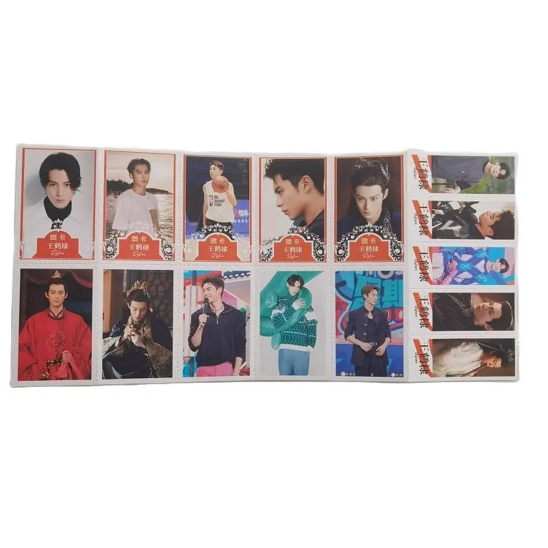 Wang Hedi Fotoalbum Boek Dylan Wang Cang Lan Jue Figuur Schilderen Art Fotoboek Postkaart Bladwijzer Fans Gift Size:14*21Cm