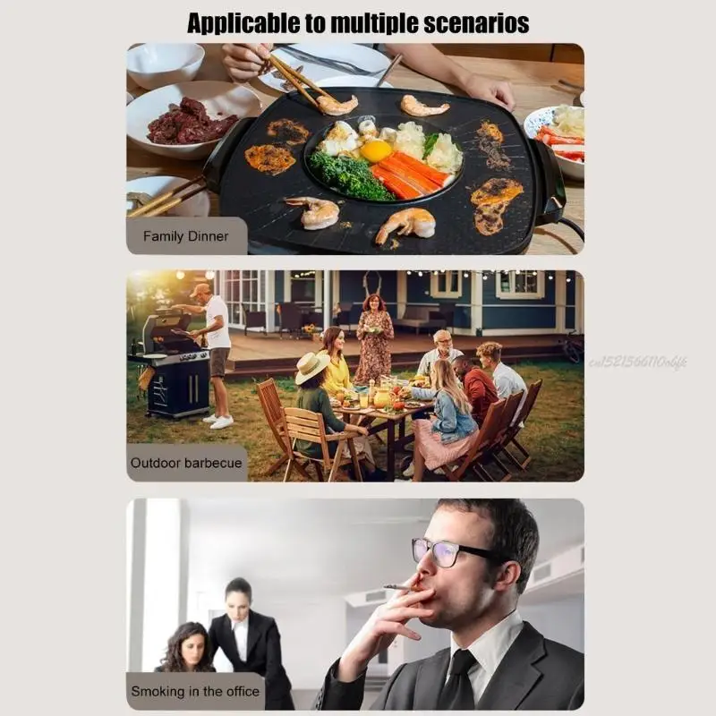 27RB طاولة طاولة محمولة محرك سطح المكتب المدى غطاء محرك السيارة الداخلي شواء غطاء محرك السيارة مصغرة مرشحات هود مواد بلاستيكية