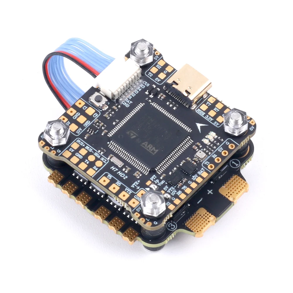 SKYSTARS H743 HD Flight Controller Single Gyro H7 X8 Betaflight With OSD & KO60 60A AM-32 128K 4IN1 ESC for FPV drones