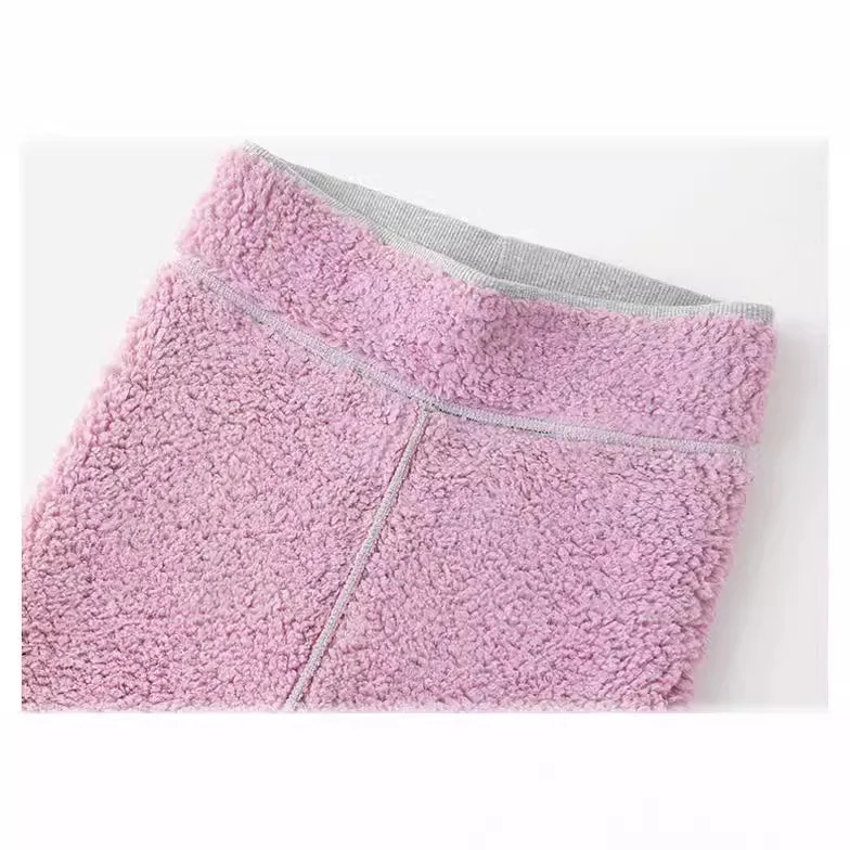 High Waist Yoga Pants Cloud Velvet Spiral Cotton Women's Base Layer Trousers Autumn Winter Warm Pants Long Pants