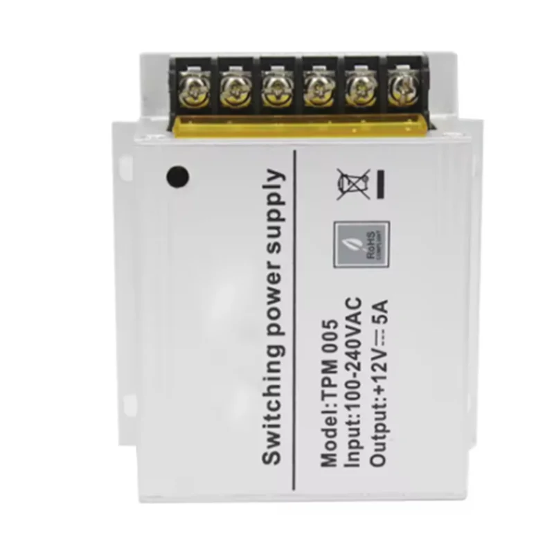 

ABVO-алюминиевый сплав DC 12 В 5 А мини-адаптер питания для контроля доступа профессиональный преобразователь напряжения переменного тока 100-240 В