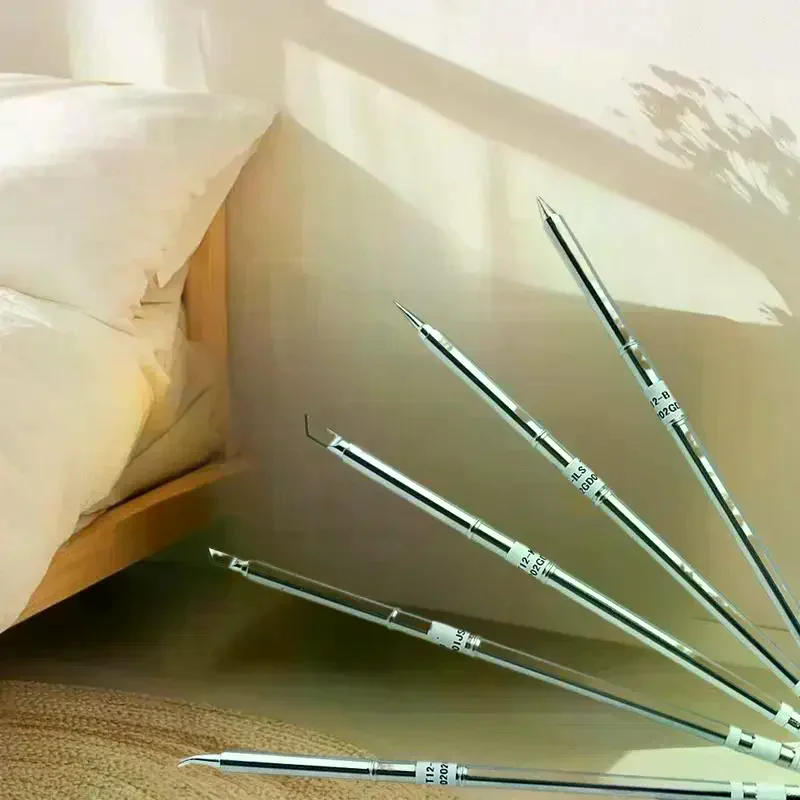 T12 I ILS J02 JL02 K KU Soldering Iron Tips Kit; Suitable for Hakko Fx951 DIY T12 Soldering Iron for Welding Works.