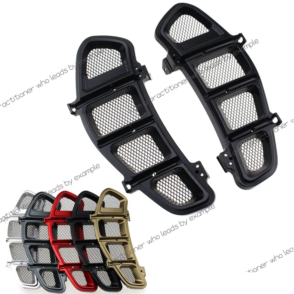 

Suitable for Piaggio Vespa GTS GTV 300CNC water tank net heat dissipation trend lattice board, heat dissipation cover
