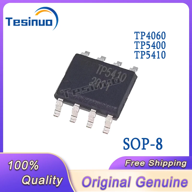 10/PCS New Original TP5410 TP5400 TP4060 SOP-8 Single Lithium-ion Battery Charging Chip In Stock