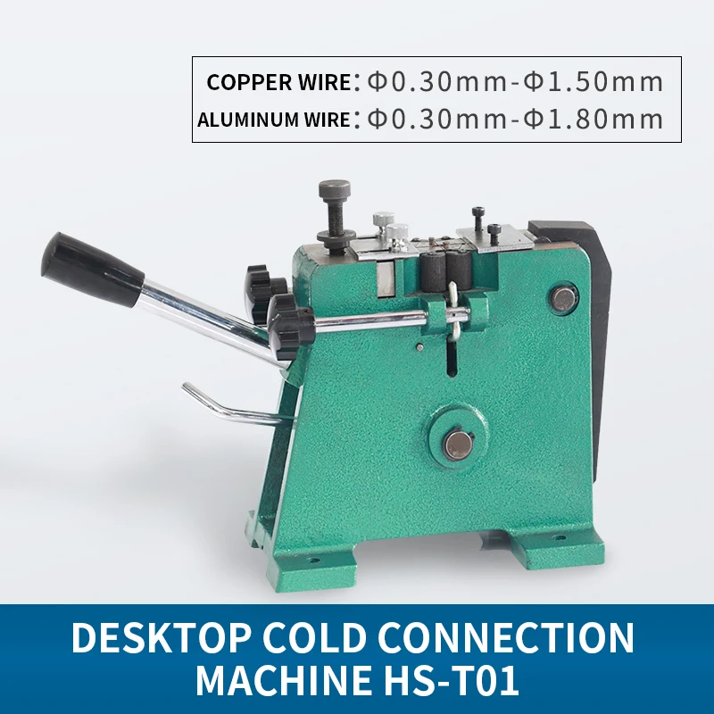 HS-T01 Desktop Hydraulic Cold Welding machine Copper Aluminum Wire Cold Welding machine Enameled Aluminum Wire Copper