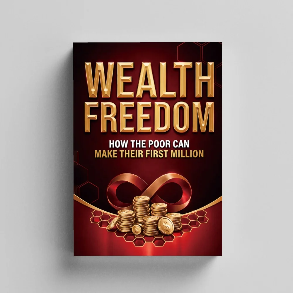 Wealth Freedom Money Mindset and Financial Growth Book, Guide to Building Wealth from Scratch, First Million Strategy