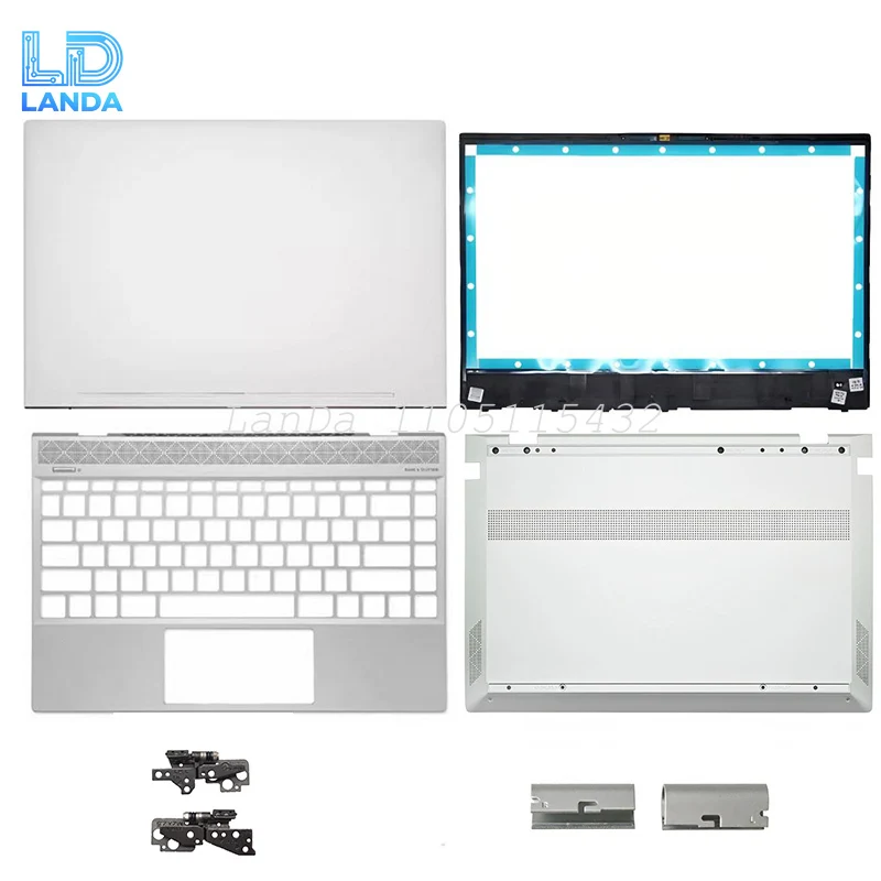 

New LCD Back Cover+Bezel+Palmrest+Bottom Case+Hinges For HP ENVY 13-AH TPN-W136