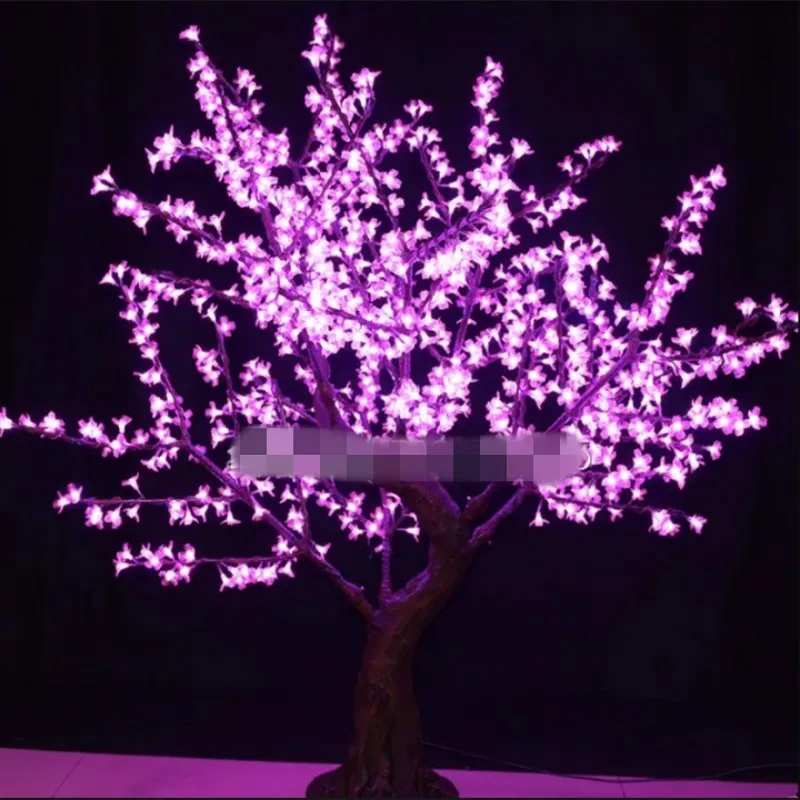 LED Artificial Cherry Blossom Tree Light Christmas Light 864pcs LED Bulbs 1.8m 6.5ft Height 110 220VAC Rainproof Outdoor Use