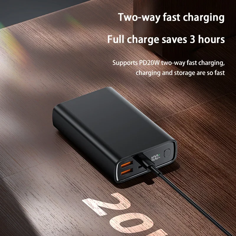 Oneplus 100000mah شحن سريع 120 واط قوة البنك سعة كبيرة المدمجة والمحمولة بطارية خارجية للهاتف المحمول آيفون سامسونج