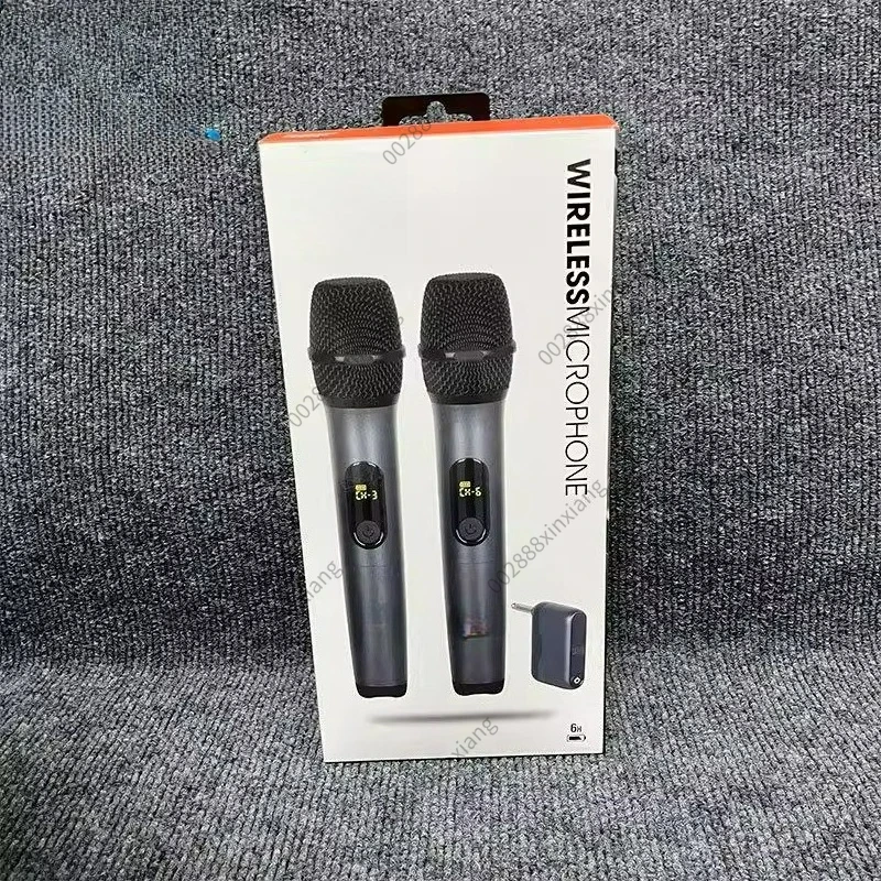 Wireless Dual Microphone UHF Dual Channel Wireless One To Two Microphone Suitable for KTV Stage