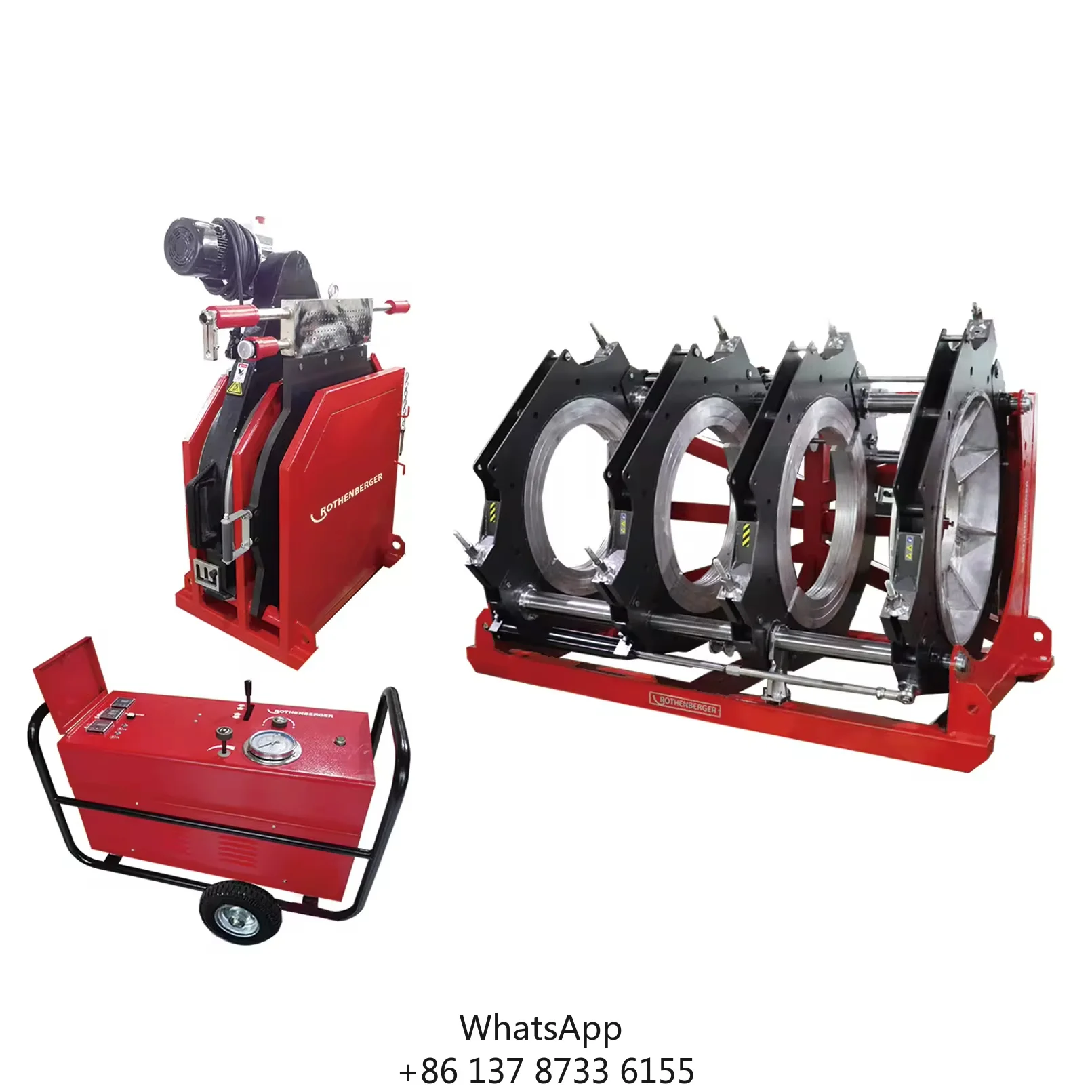 50Hz 1.65-92.5KW 220V-380V 5 Year Warranty New Hydraulic Butt Fusion Welding Machine HJC160-HJC2000 HDPE Pipes 63-2000mm