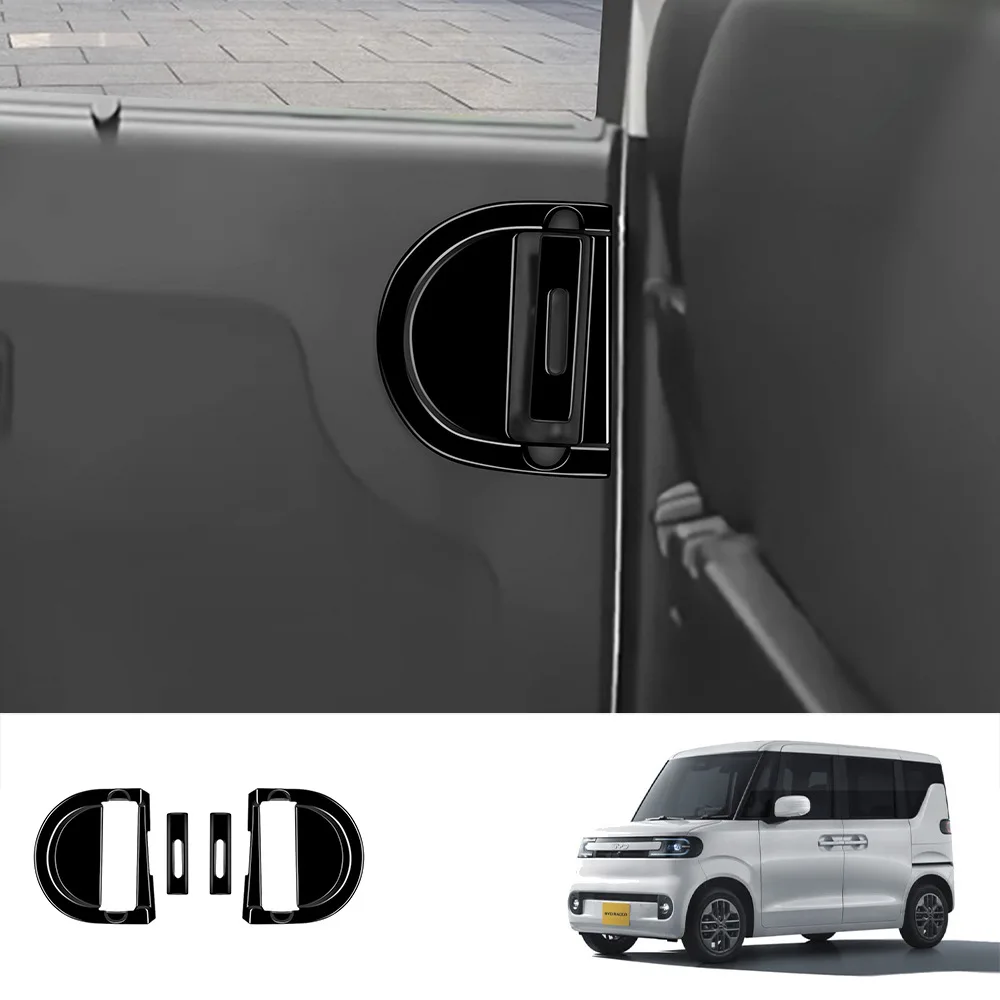 Middle Sliding Door Inner Handle Trim Frame For BYD RACCO 2026-2027 ABS Car Interior Styling Accessories