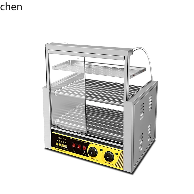 HXL sausage grill machine, hot dog , grilled , desktop , automatic grilled ham sausage machine