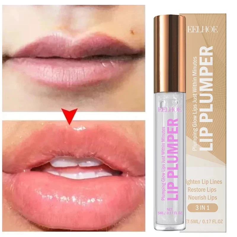 

Long Lasting Lip Plumper Oil Instant Volumising Enhancer Lipgloss Serum Moisturize Nourish Increases Elasticity Sexy Lip Care