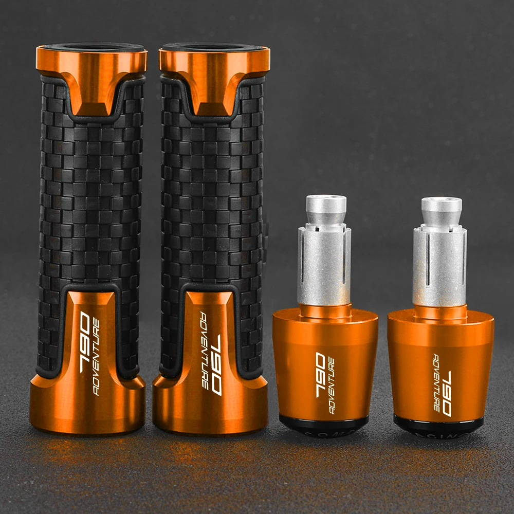 

For 790 Adventure 790Adventure S R 2019-2021 2022 2023 2024 790 ADV Motorcycle Handlebar Grips Handle grip Ends Plug Slider Caps