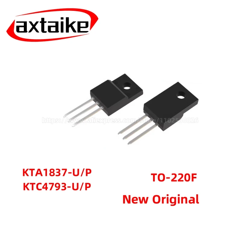 5PCS KTA1837-U/P KTC4793-U/P KTA1837 KTC4793 A1837 C4793 TO-220F Audio Power Amplifier