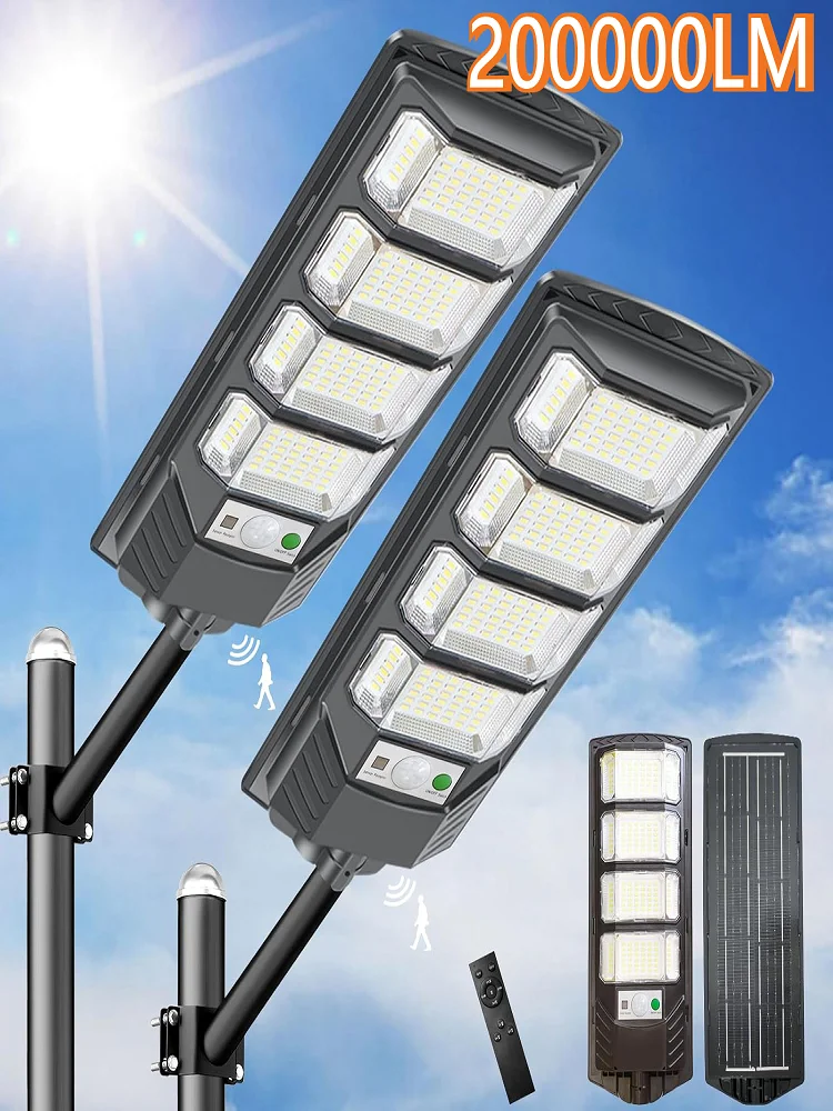 1/2 stücke Solar Licht Kommerziellen LED Outdoor Dämmerung Zu Morgendämmerung Solar Straße Licht Straße Bereich Lampe Wasserdichte Hinterhof Sicherheit beleuchtung