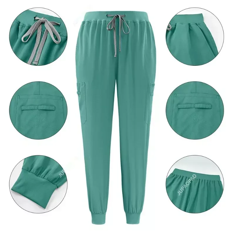 High Quality Unisex Nurse Uniform Men Scrubs Set Beauty Uniform Women Hospital Surgical Suits Dental Clinic Pet Shop Workwear