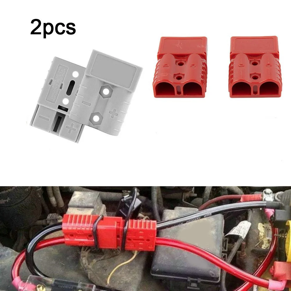 

2PCS 350AMP 600V 0-2AWG For ANDERSON Plug Forklift Battery Power Connector For Ships Yachts RVs Buses Electrical Equipment